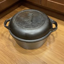 Lodge Cast Iron Double Dutch Oven