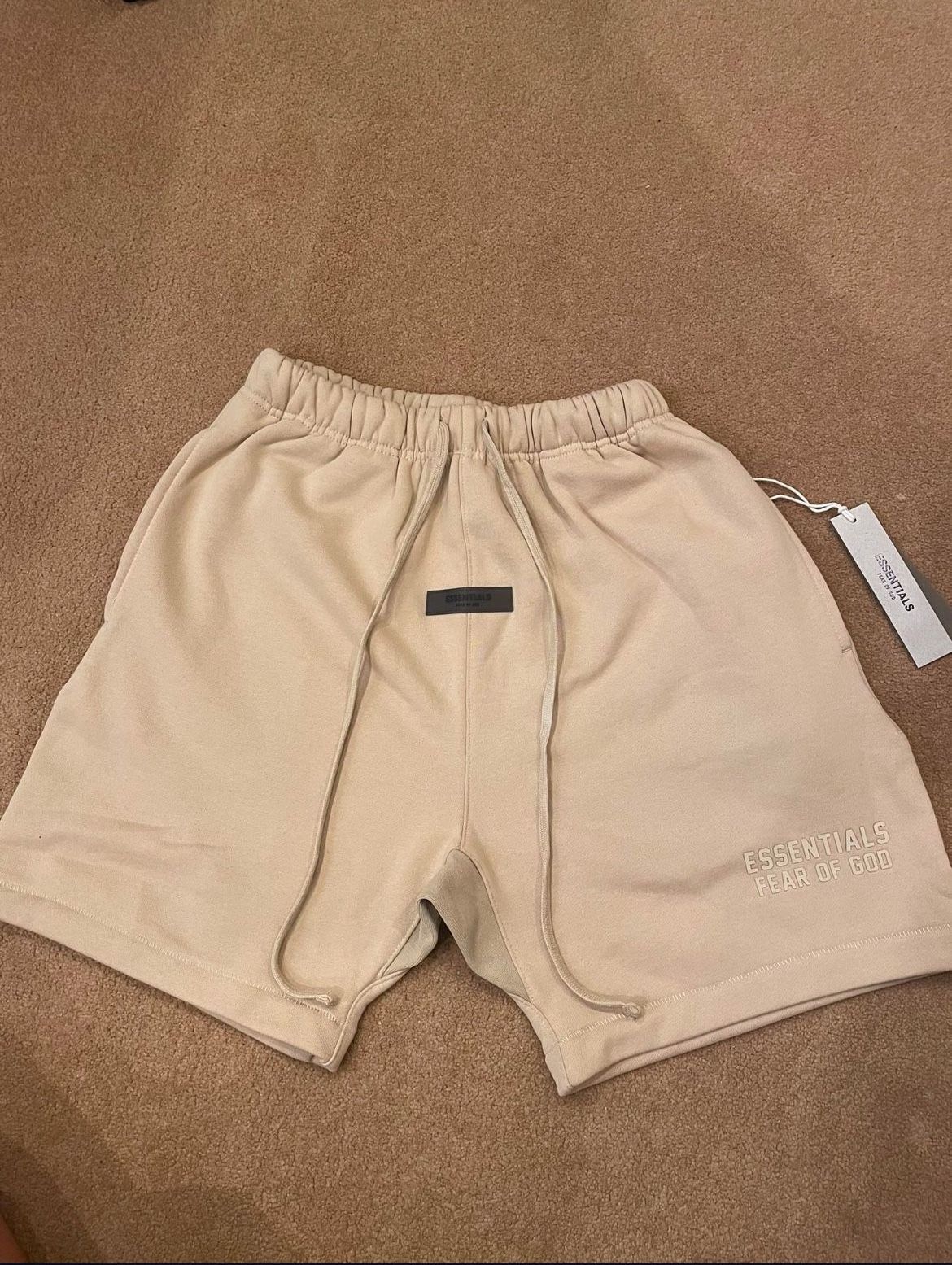 Fear Of God Essentials Shorts Sand