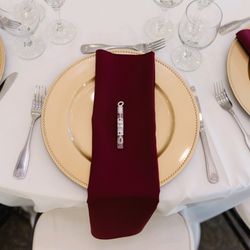 Gold Acrylic Charger Plates