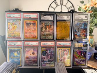 PSA/CGC slabs, Pokemon cards