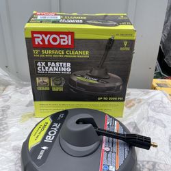 RYOBI 12 in. 2,300 PSI Electric Pressure Washers Surface Cleaner