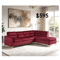 Velvet Sectional Sale
