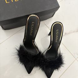 Fur High Heels 