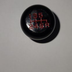 Black Universal 6-Speed MT 10x1.5 Aluminum Racing Shift Knob