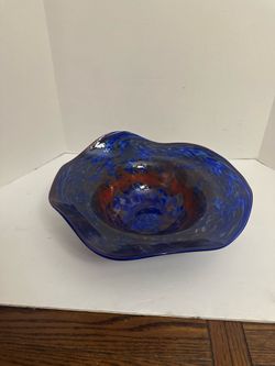 Hand Blown Glass Bowl