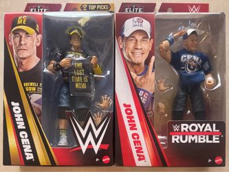 WWE Elite John Cena Top Picks & Royal Rumble Action Figures