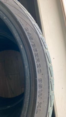 3 20 In Tires Good Tread