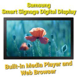 Samsung SMART Signage Digital Display - Business Or Personal Use, As A Menu Board, A Digital Sign, Second Monitor For PC, Tablet, TV or Mobile Device