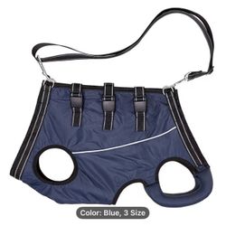 Full Body Dog Harness Support Size Large - Blue, Adjustable Sizing, NWOT