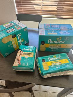 New Pampers swaddlers size 1