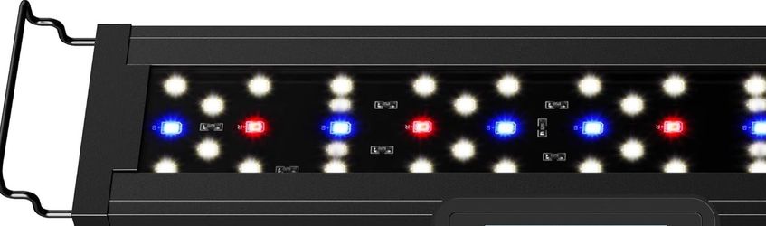 NICREW SkyLED Plus Aquarium Light for Planted Tanks, Full Spectrum Freshwater Fish Tank Light, Light Brightness and Spectrum Adjustable with External 