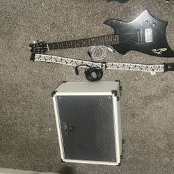 Black Small PEAVEY Orange County Choppers Guitar 