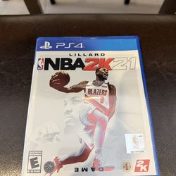 NBA 2K21 PS4 game