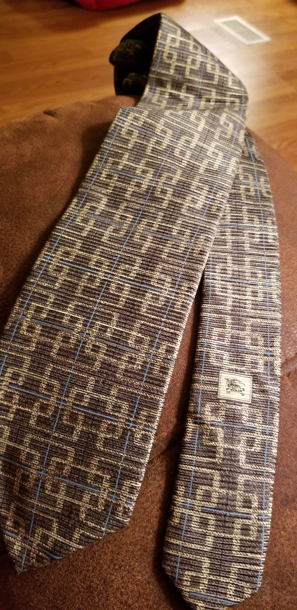 Burberry Tan/Beige Tie