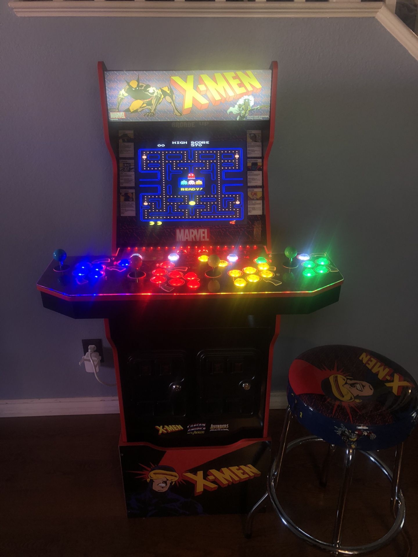 1up Arcade Led Buttons 8500 Games 