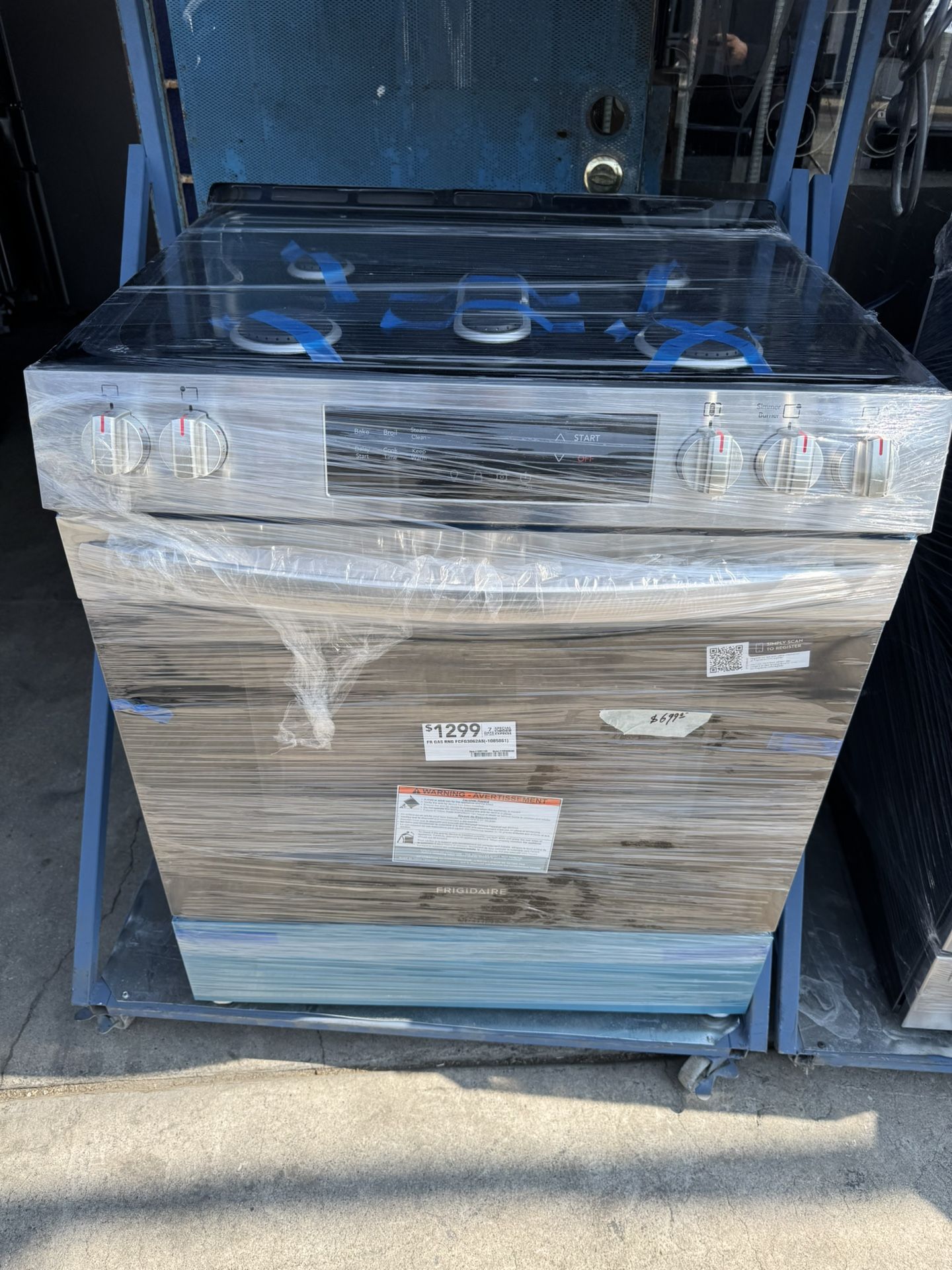 Frigidaire Slide In Stainless Steel Stove