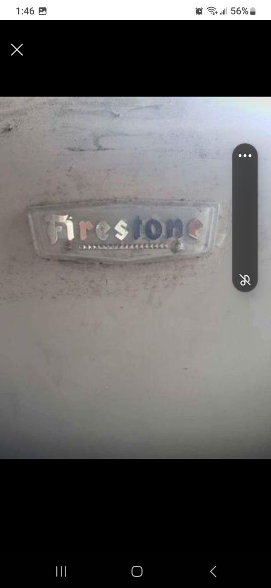 Antique Firestone Fridge