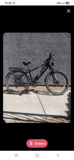 Lectric XPress High-Step 750 Ebike - Excellent Condition w/ Rack + FREE Kryptonite Lock & Helmet