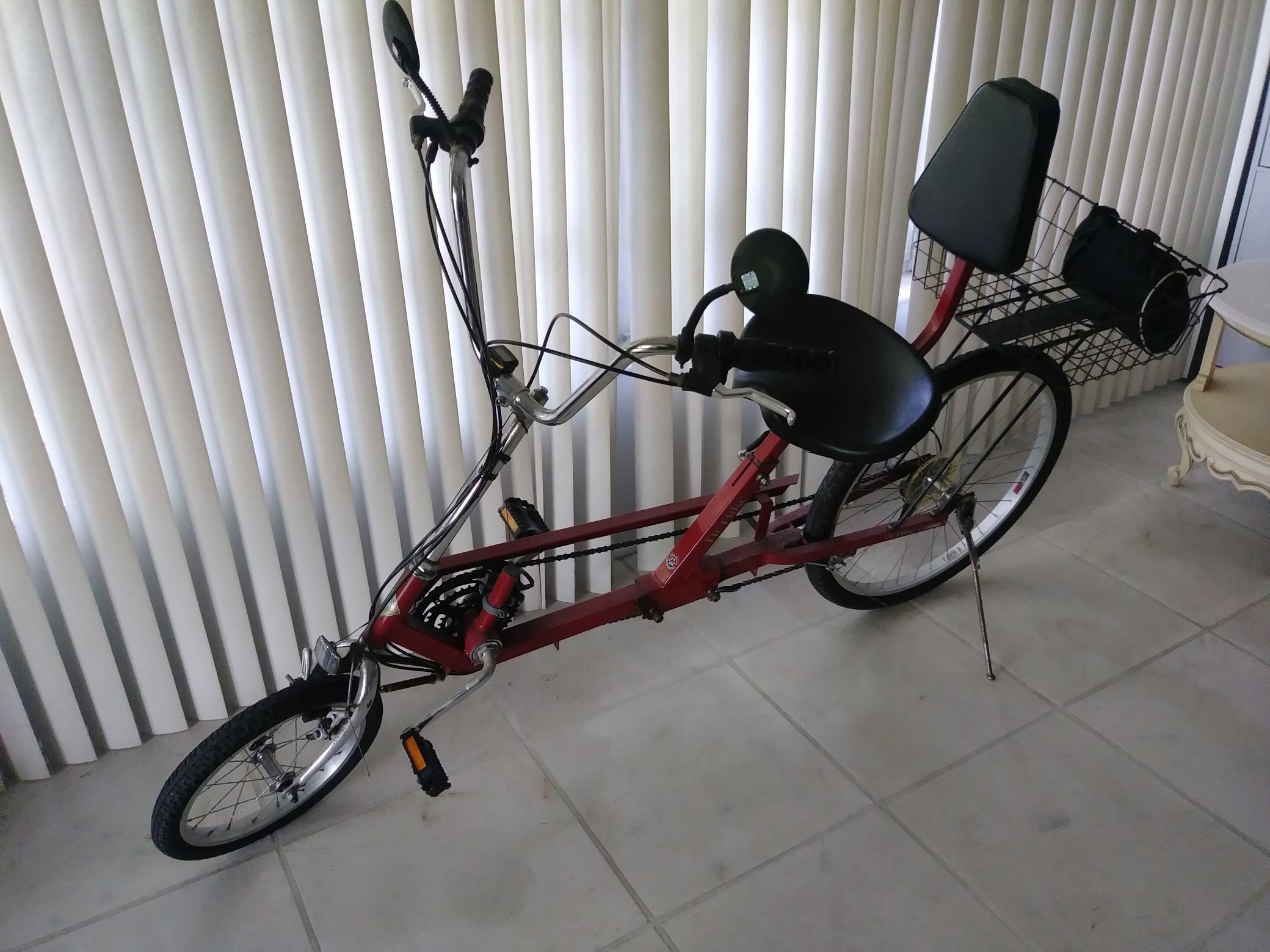 Recumbent Re- Bike, 21 speed, 26 inch rear wheel. (Two available)