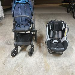 Cybex Stroller And chicco Car Seat