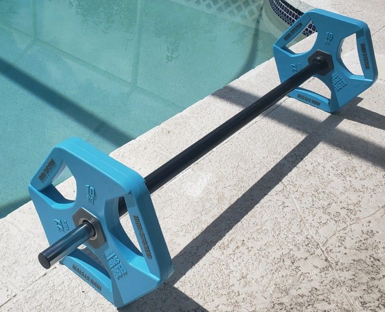 New Pump Set / Weight Lifting Set - 45lb