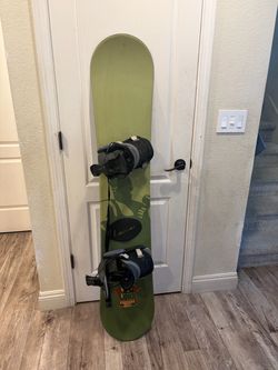 LIQUID MAN SNOWBOARD WITH FLOW BINDINGS 162cm