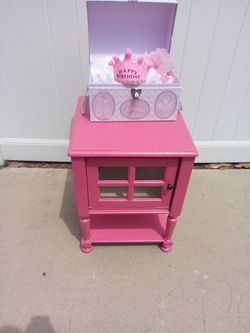 Cute Solid Wood Nightstand/Cabinet. $35 Firm!!