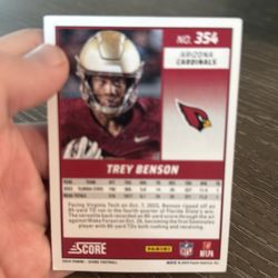 Trey benson rookie card can negotiate