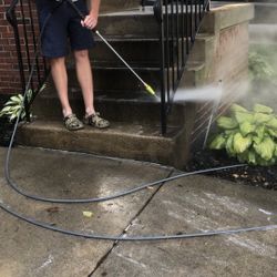 Power Wash Driveway Or Stairs Or Deck