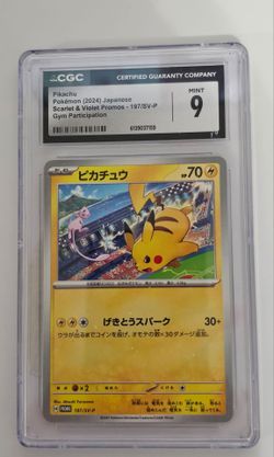 2024 Pikachu 197/SV-P graded slab