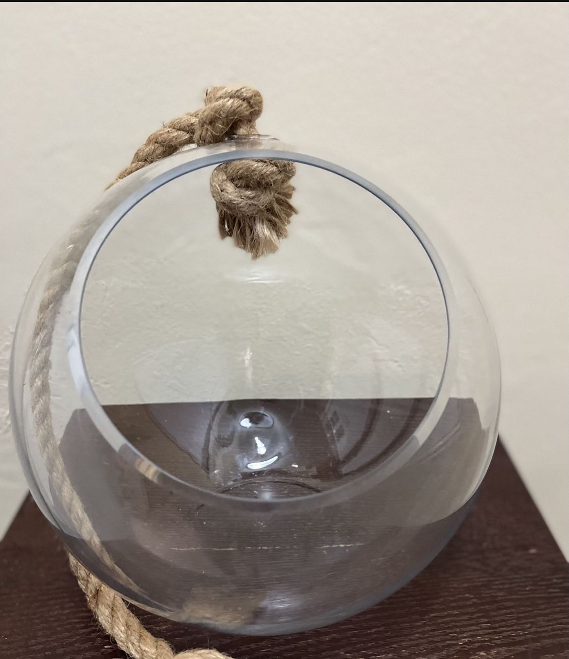 Glass Planter Round Air Plant Terrarium Decorations for Succulent