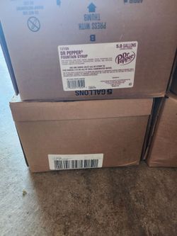 Dr pepper syrup 5gl