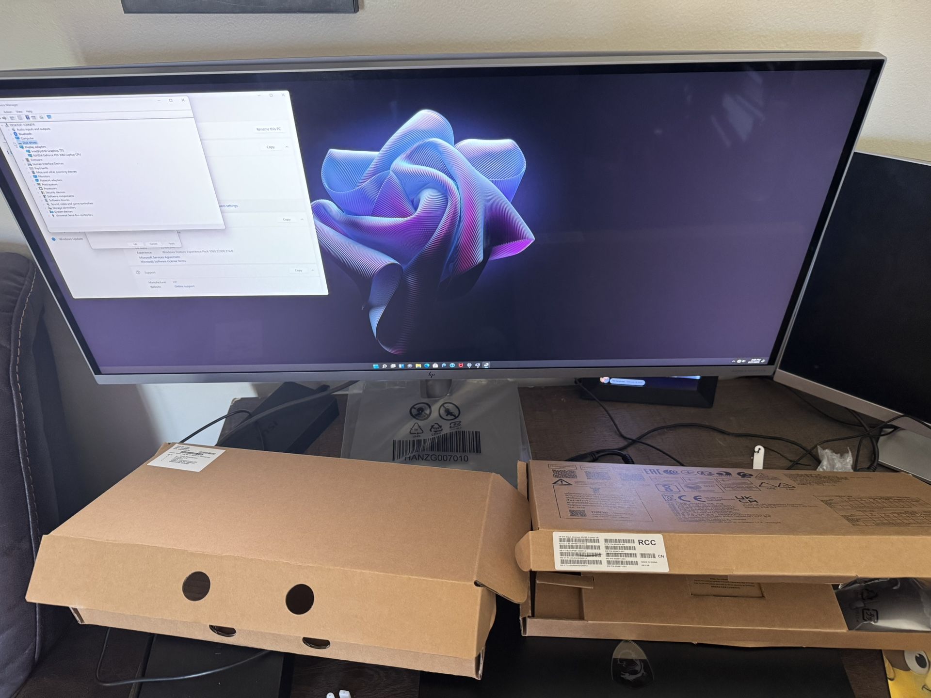 HP Envy AIO 34" Widescreen - i9 12900ghz- Nvidia 3060 - 32gb ram - 500gb