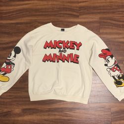Mickey and Minnie Crewneck Sweater