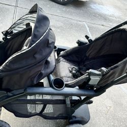 Double Stroller Foldable Baby Twin 