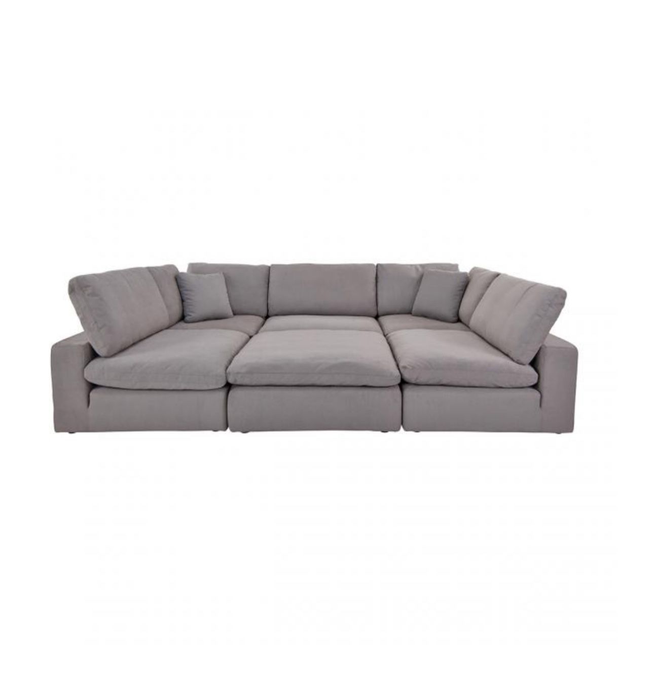 Modern Oversized Gray Sectional Couch – Super Comfy!