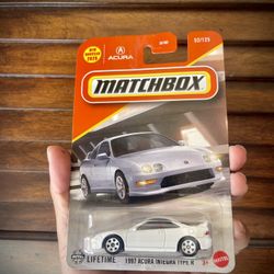 2025 Matchbox 1997 Acura Integra Type R #52 White JDM 