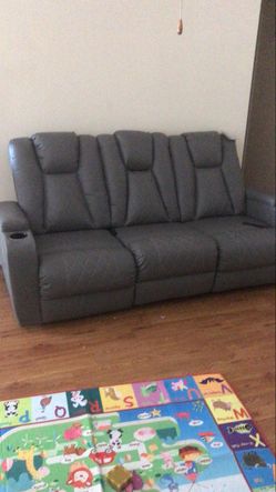 3 seater sofa with manual reclining