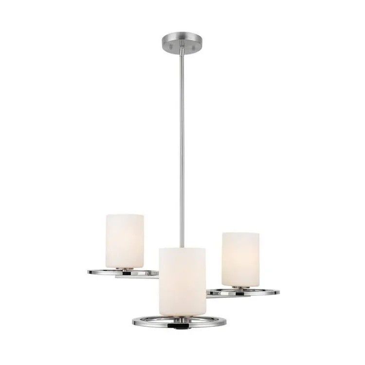 NEW Silas Peak 3 Light Chandelier - Retail: $169+ - See Photos For Details!