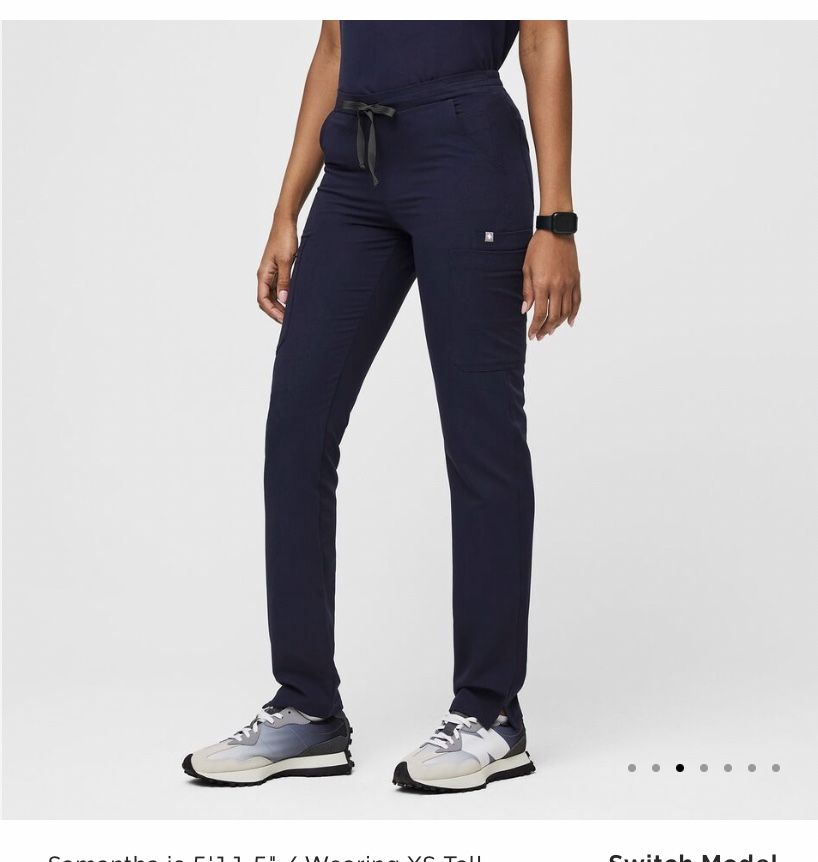 Yola™ Skinny Scrub Pants XS/P /Navy