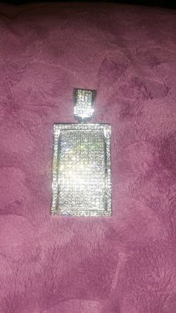 Custom made charm w/Swarovski crystals