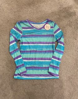 Girls SO Striped Long Sleeve Shirt size 14 NWT