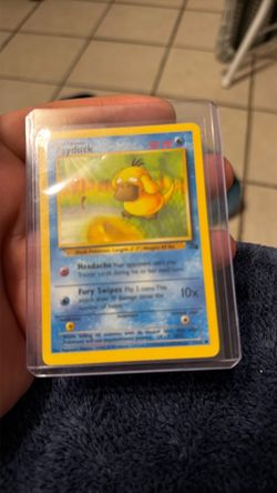Psyduck Pokémon Trading Card in Hard Case