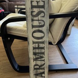 Farmhouse sign
