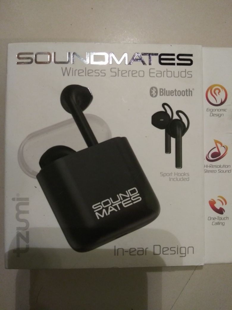 Sound Mates Wireless Stereo Earbuds BRAND NEW!!