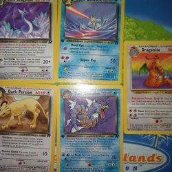 Vintage 1990s POKEMON HOLOGRAPHIC 1st Edition CARDS Pikachu CHARIZARD Venusaur Holo Blastoise MINTY collection 
