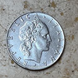1969 Italian Coin 