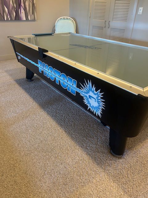 Dynamo Air Hockey Table - Blue Streak - Coin Operated