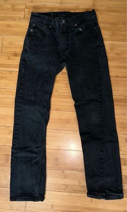 Levi’s Black Slim Straight Denim Jeans 29x30