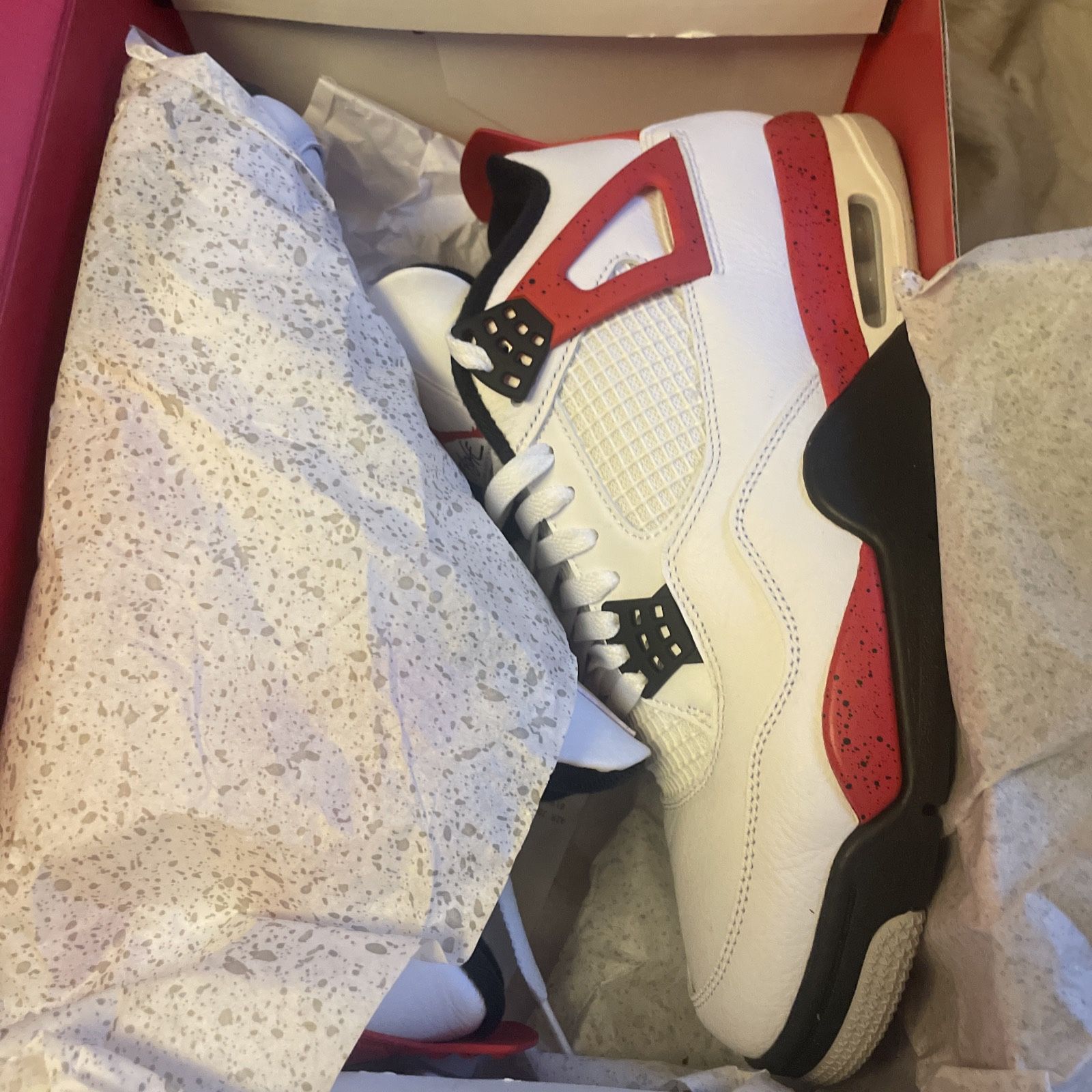 Red Cement 4s Size 10.5